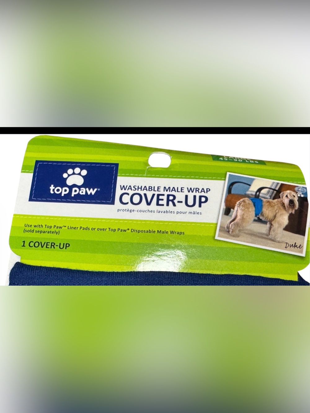 NWT TOP PAW Male Dog Cover Up Washable Wrap Diaper Belly Band bundle of 3 SZ L - Picture 2 of 5